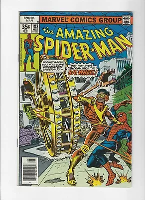 Buy Amazing Spider-Man #183 Newsstand 1st Appearance Of Big Wheel 1963 Series Marvel • 22.12£