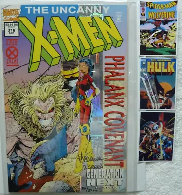 Buy Uncanny X-Men #316, NM Signed By Artist Joe Madureira With COA And Free Extras • 15.71£