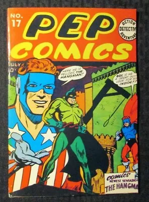 Buy 1974 FLASHBACK #16 VF- 7.5 Reprint Pep Comics #17 Hangman The Shield • 20.19£