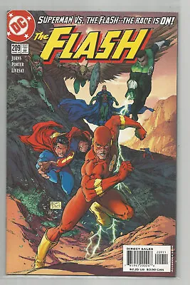 Buy FLASH # 209 * THE RACE IS ON! * MICHAEL TURNER Cover * DC COMICS * 2004 • 3.15£