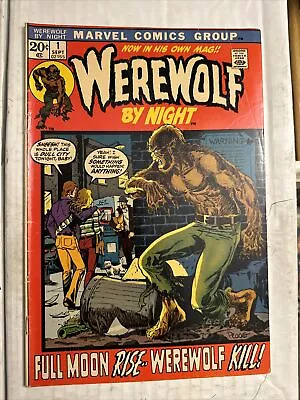 Buy Werewolf By Night (1972) #1 FN  1st Solo Series Classic Ploog Cover! • 120.64£