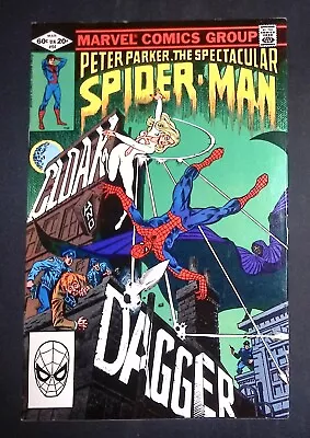 Buy Peter Parker, The Spectacular Spider-Man #64 1st Appearance Cloak & Dagger VF- • 35.99£