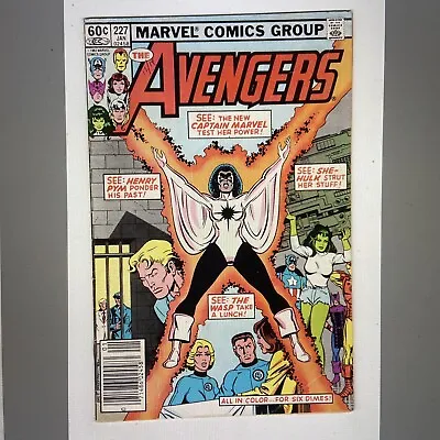 Buy Avengers #227, VG+ 4.5, 2nd Apperance Captain Marvel; MCU Movie • 6.15£
