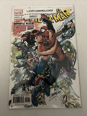 Buy Amazing Spider-Man #500 Marvel Comics J. Scott Campbell Cvr • 9.45£