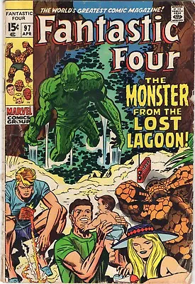 Buy Marvel Comics Fantastic Four Volume 1 Book #97 Higher Low Grade 1970 • 6.02£