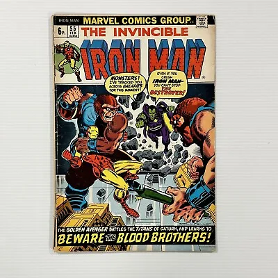 Buy Invincible Iron Man #55 1973 VG- 1st Appearance Of Thanos, Drax & More • 260£