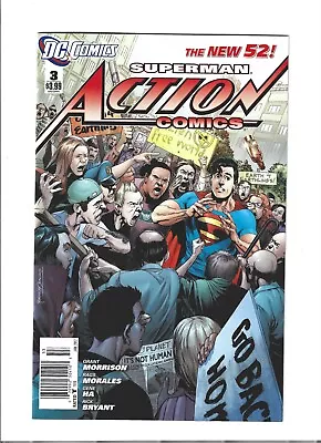 Buy Action Comics #3 Newsstand Rare 2,698 Print Run 1st App Krypto DC 2012 Superman  • 119.93£