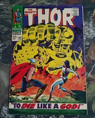 Buy Marvel Comics The Mighty Thor #139 Comic Book Die Like A God  • 9.88£