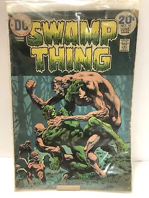 Buy Comic Book SWAMP THING #10-JUN.1974-BERNIE WRIGHTSON CVR/ART-HIGH GRADE ISSUE-VF • 14.40£