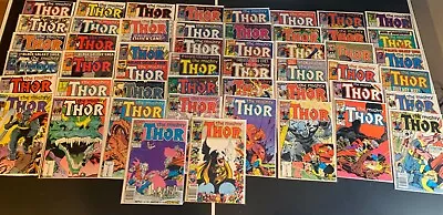 Buy THE MIGHTY THOR Comic Book Lot Of 50 | Marvel Comics 372-428 Not A Complete Set • 79.06£