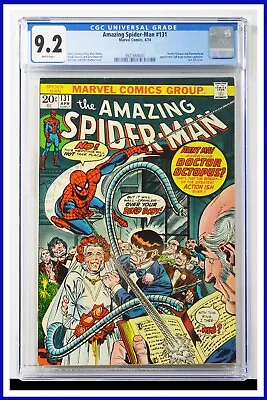 Buy Amazing Spider-Man #131 CGC Graded 9.2 Marvel April 1974 White Pages Comic Book. • 233.57£