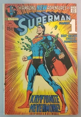 Buy Superman #233 - Iconic Neal Adams Cover - Kryptonite Nevermore - 1971 - FN+ • 119.93£