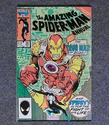 Buy AMAZING SPIDER-MAN ANNUAL #20 - Marvel 1986 - Iron Man 2020 - NM • 5.99£
