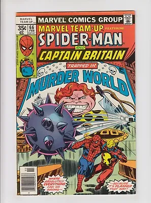 Buy Spiderman Marvel Team-Up 66 9.0 VF/NM 2nd Appearance Captain Britain & Arcade  • 16.04£