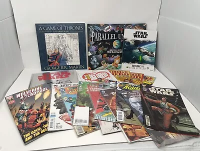 Buy Bundle Comics And Books X 18 Bulk - DC MARVEL Judge Dredd Star Wars GOT • 19£