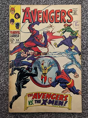 Buy The Avengers 53. 1968 Marvel. Avengers Versus X-Men. Combined Postage • 34.98£