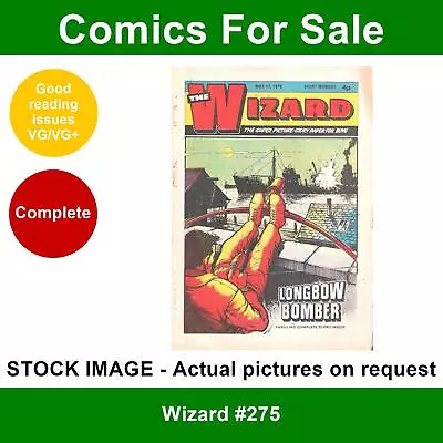 Buy Wizard #275 Comic 17 May 1975 VG/VG+ DC Thomson • 3.49£