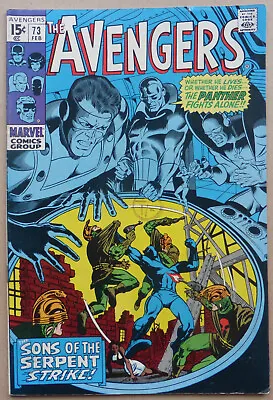 Buy The Avengers #73, Great Cover Art, High Grade Vf- • 50£