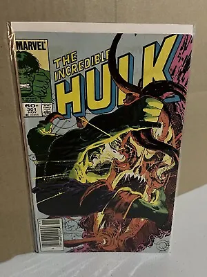 Buy Incredible Hulk 301 🔥1984 NWSTND🔥Dr Strange App🔥CROSSROADS🔥Copper Comics🔥VF • 7.89£