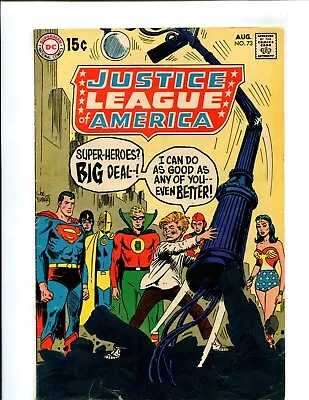 Buy Justice League Of America #73 - SUPERMAN GUEST APPEARANCE! (4.0) 1969 • 11.88£