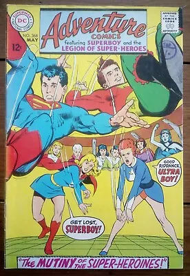Buy Adventure Comics 368, Featuring Superboy & Losh, May 1968, Fn • 12.99£