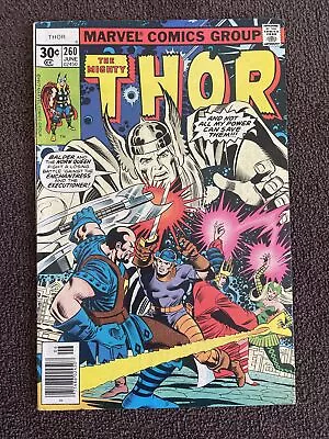 Buy The Mighty THOR #260 (Marvel, 1977) Walt Simonson's 1st Thor Work! Newsstand • 10.39£