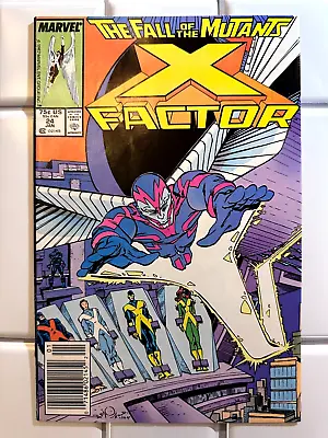 Buy X-Factor #24 Newsstand 1st Archangel Marvel Comics 1988 • 51.25£