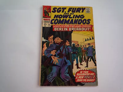 Buy SGT FURY AND HIS HOWLING COMMANDOS  - No 35  Marvel 1966  - • 16.95£