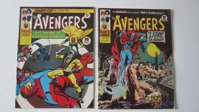 Buy THE AVENGERS 10 X Marvel UK Weekly 1970s (No.86-93,96,97) • 10£