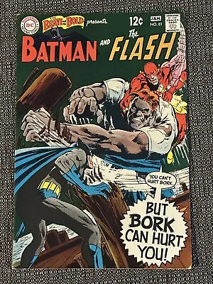Buy Brave And The Bold 81. VF-  Neal Adams Batman Flash  1968 • 41.90£