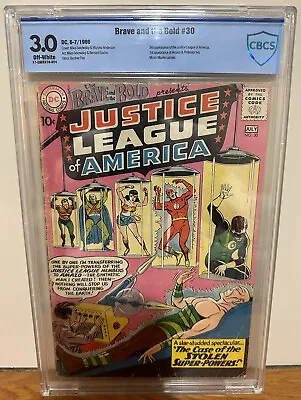 Buy Brave And The Bold #30 1960 Cbcs 3.0 3rd Appearance Of Justice League And Others • 237.47£