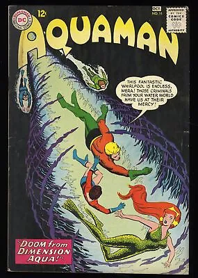 Buy Aquaman #11 VG 4.0 1st Appearance Of Mera! Nick Cardy Cover DC Comics 1963 • 136.95£