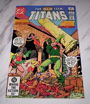 Buy New Teen Titans #18 NM+ 9.6 1982 DC Starfire Appearance • 27.98£
