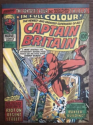 Buy Captain Britain #8 First Printing 1976 Marvel Comic Book 1st Psylocke From X-Men • 1,978.90£