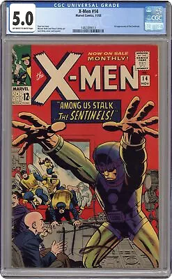 Buy Uncanny X-Men #14 CGC 5.0 1965 1482309013 1st App. Sentinels • 338.58£