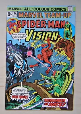 Buy Marvel Team-up #42 - Spider-man & The Vision - Marvel Comics - Feb 1976 (vfn) • 3.95£
