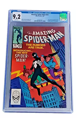 Buy Amazing Spider-Man #252 CGC 9.2 WP 5/1984, 1st Black Suit. • 167.90£