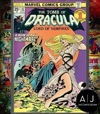 Buy Tomb Of Dracula #43 FN 6.0 Comic Book Wrightson Cover Art • 11.83£