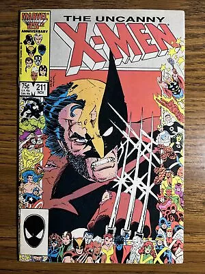 Buy Uncanny X-men 211 1st Full App Of The Marauders 25th Anniversary Marvel 1986 • 10.23£