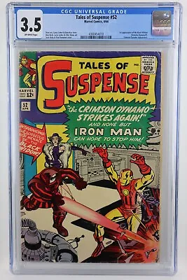 Buy Tales Of Suspense #52 Cgc 3.5 Off-white Pages 4/64 • 395.76£