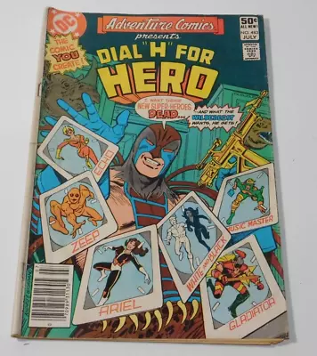 Buy Adventure Comics #483 DIAL  H  FOR HERO Wildbeest KILLS ALL SUPER-HEROES 1981 • 3.16£