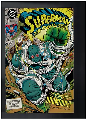 Buy SUPERMAN THE MAN OF STEEL #18 - 1st Full Doomsday - Key Issue (1992) -Ships Free • 15.77£