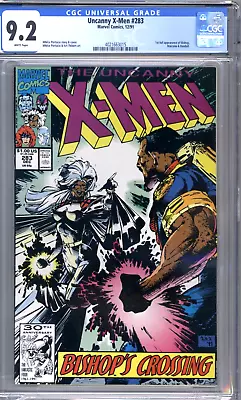 Buy Uncanny X-Men #283 CGC 9.2 (1991) 1st Full Appearance Of Bishop • 31.53£
