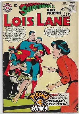 Buy Superman's Girl Friend Lois Lane #55 (1958) Fr Dc • 13.95£