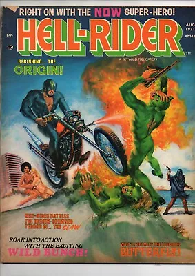 Buy Hell-Rider (skywald) #1 - 1st Appearance Of Butterfly & Brice Reese • 149.99£