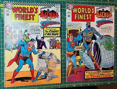 Buy DC Worlds Finest (FN)  Silver Age Comics X2  (#163, #165) • 5£