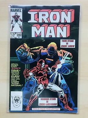 Buy Marvel Comics IRON MAN #200 VF/NM Tony Stark • 12.99£
