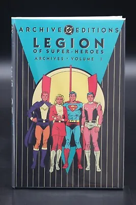 Buy Legion Of Super-Heroes Archive Edition (1991) #1 1st Print HC/DJ DJ NM- HC NM • 20.11£