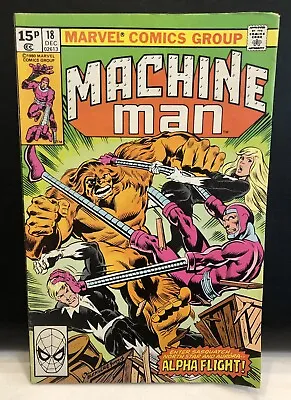 Buy MACHINE MAN #18 Comic Marvel Comics • 1.99£
