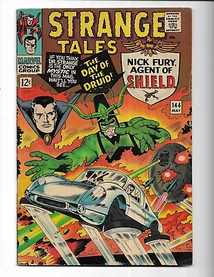 Buy Strange Tales 144 - Vg/f 5.0 - Nick Fury - Dr. Strange - Dormammu (1966) • 23.65£